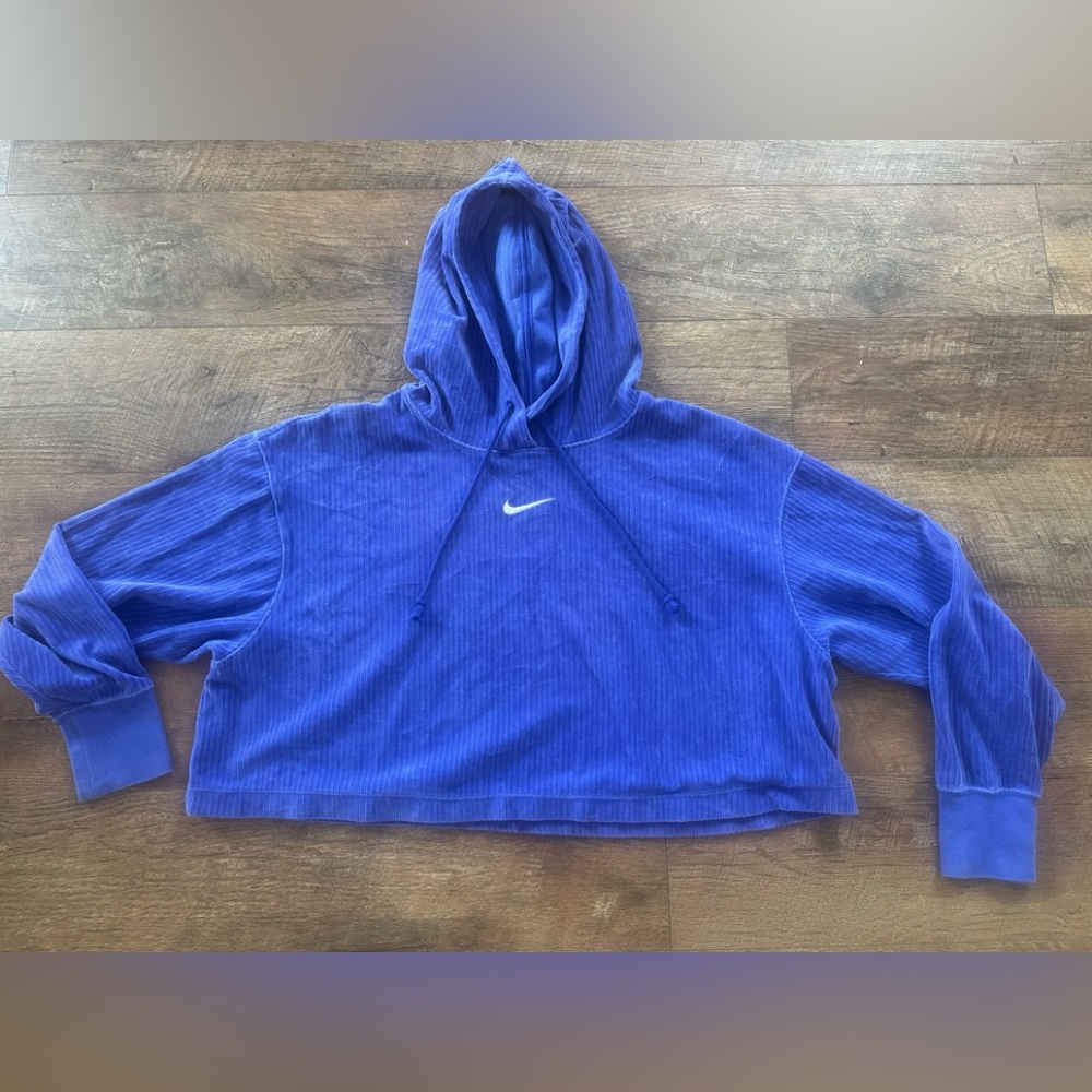 Nike oversized crop hoody